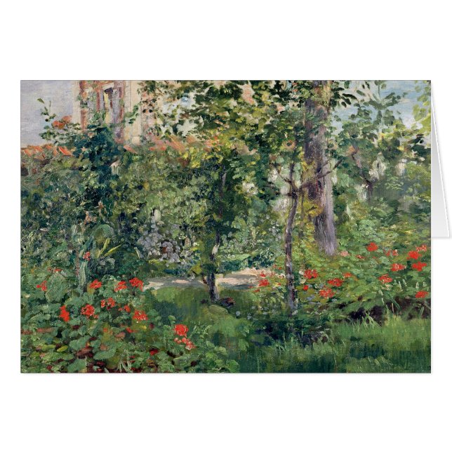The Garden at Bellevue, 1880 (Front Horizontal)