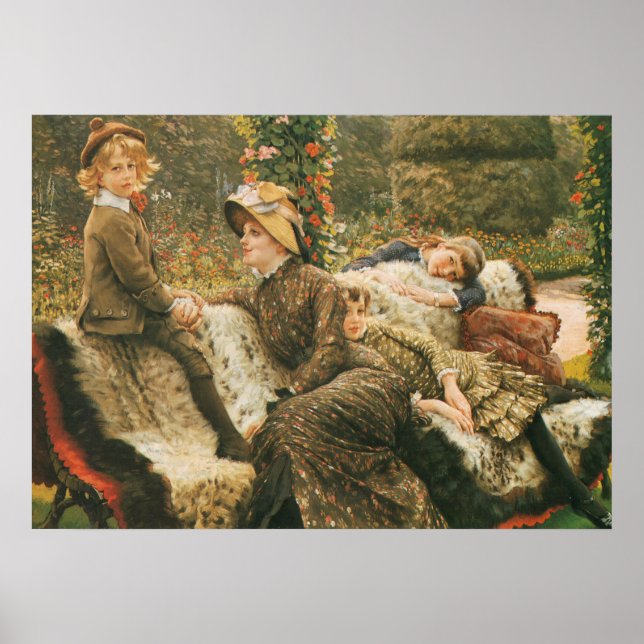 The Garden Bench James Tissot Fine Art Poster (Front)