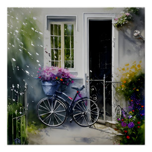 The Garden Bike Poster