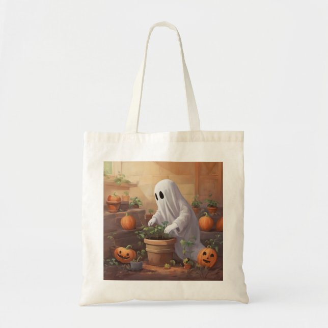 The Garden Ghoul Tote Bag (Front)