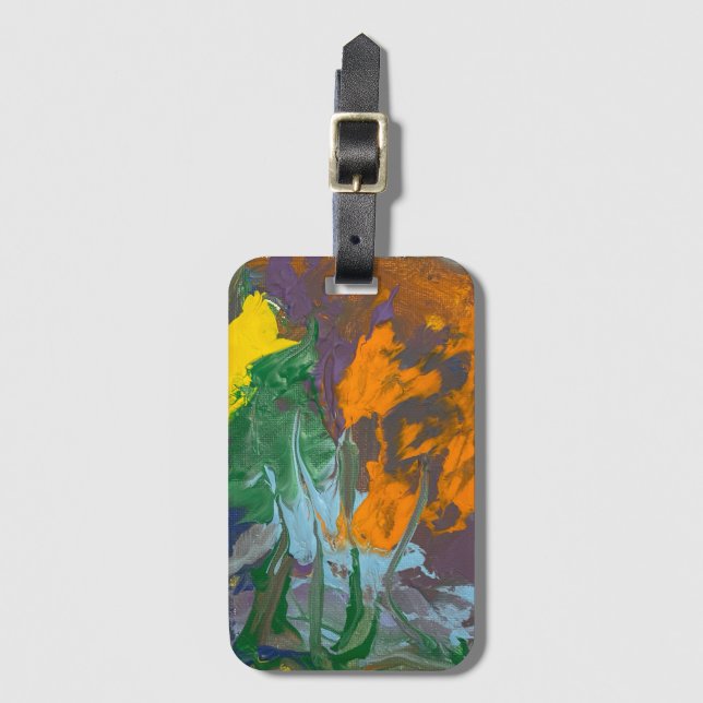 The Garden Luggage Tag (Front Vertical)