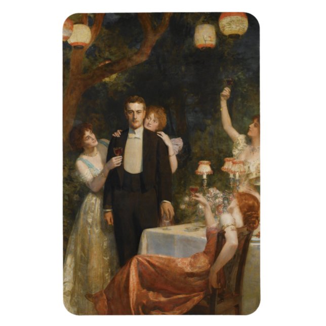 The Garden of Armida (by John Collier) Magnet (Vertical)