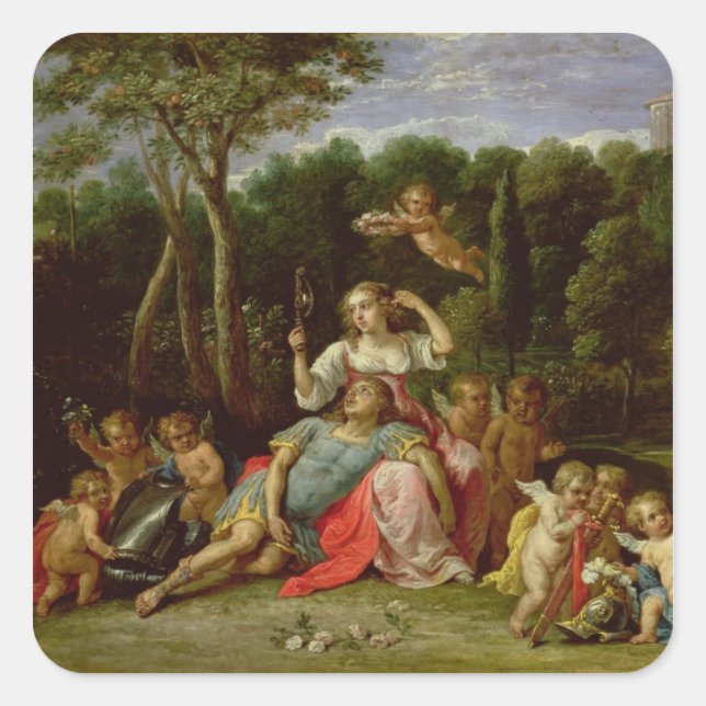 The Garden of Armida Square Sticker (Front)