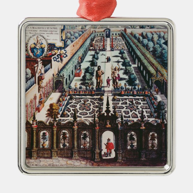 The Garden of Burgermeister Schwind Metal Tree Decoration (Front)