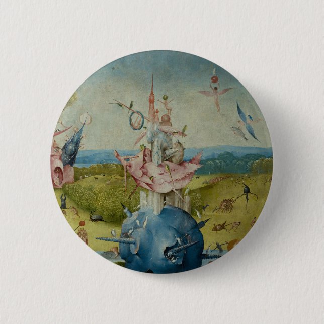 The Garden of Earthly Delights 6 Cm Round Badge (Front)