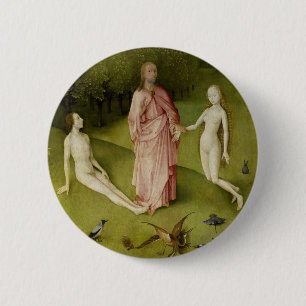 The Garden of Earthly Delights, Fifteenth Century 6 Cm Round Badge