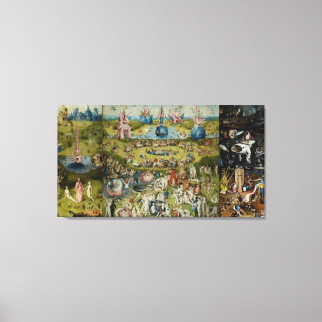 The Garden of Earthly Delights Hieronymus Bosch Canvas Print (Front)