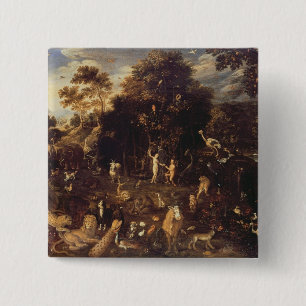 The Garden of Eden 15 Cm Square Badge