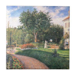 The Garden of Les Mathurins Camille Pissarro   Tile