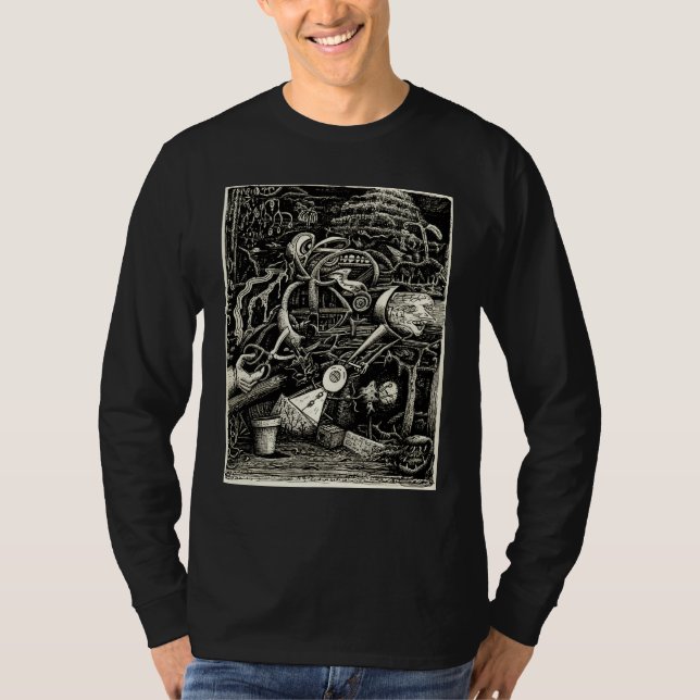 The Garden of Madness by Brian Benson T-Shirt (Front)