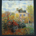 The Garden of Monet at Argenteuil Fine Art Shower Curtain<br><div class="desc">The Garden of Monet at Argenteuil is an Impressionism landscape painting by French artist,  Claude Monet,  c. 1873 showing a beautiful garden with he and his wife standing together in the background.</div>