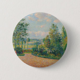 The Garden of Octave Mirbeau (by Camille Pissarro) 6 Cm Round Badge