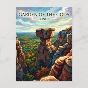 The Garden of the Gods in Shawnee National Forest Postcard