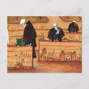 The Garden painting by Hugo Simberg Postcard