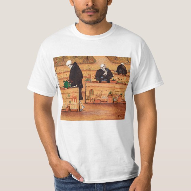 The Garden painting by Hugo Simberg T-Shirt (Front)