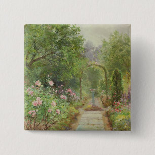 The Garden Path 15 Cm Square Badge