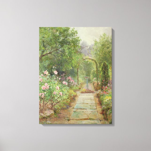 The Garden Path Canvas Print (Front)