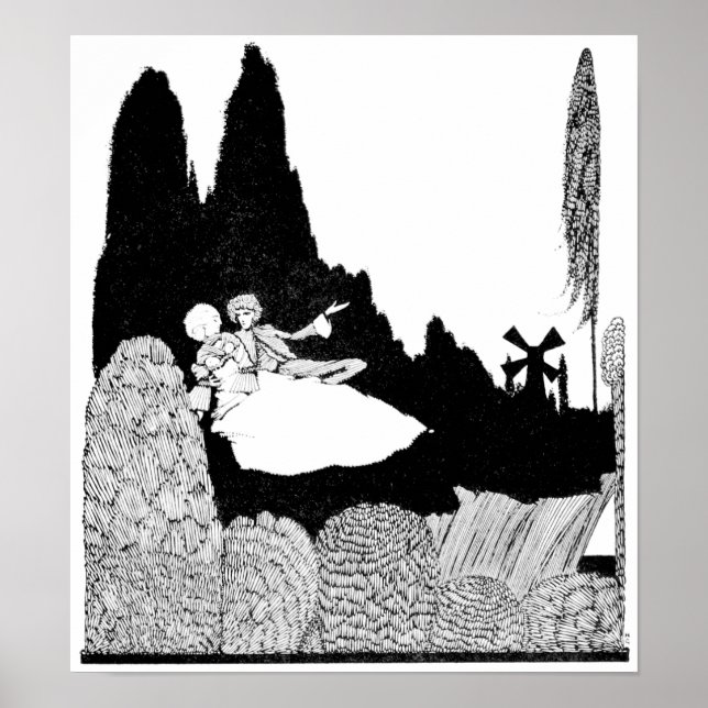 The Garden - Vintage Image Poster (Front)