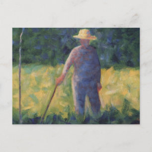 The Gardener - Georges Seurat Postcard