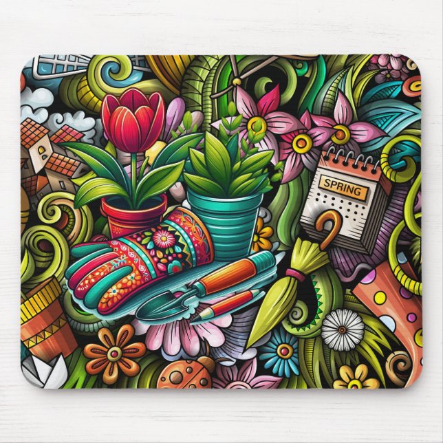 The Gardener  Mouse Pad (Front)