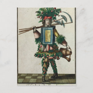 The Gardener's Costume Postcard