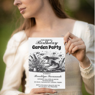 The Gardeners Whisper Party Invitation Postcard
