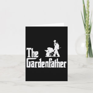 The Gardenfather Funny Movie Pun Fathers Day Men  Card
