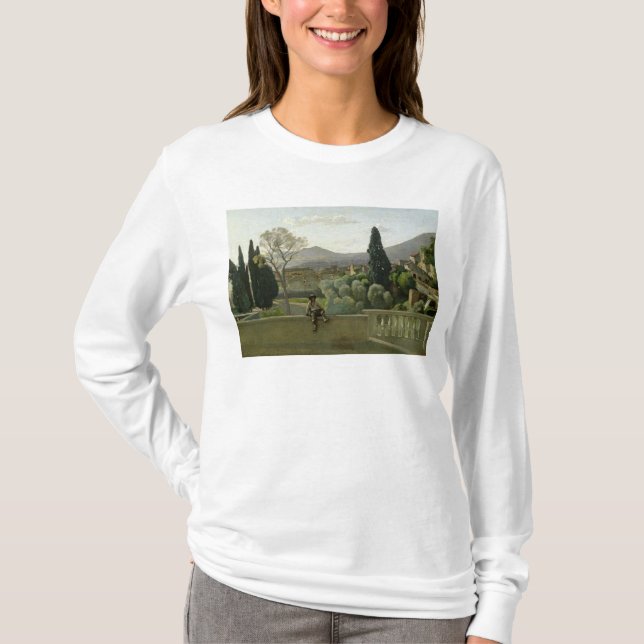 The Gardens of the Villa d'Este, Tivoli, 1843 T-Shirt (Front)
