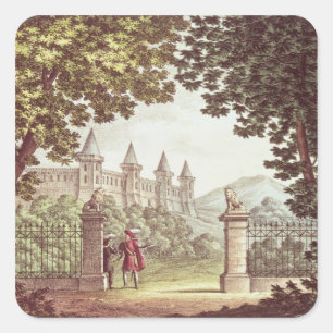 The Gardens of Windsor Castle Square Sticker