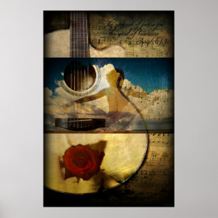 The Garment of Praise (Guitar Poster) Poster