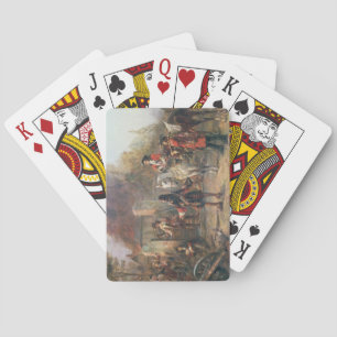 The Garrison of the Village Had At Last Surrendere Playing Cards