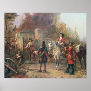 The Garrison of the Village Had At Last Surrendere Poster