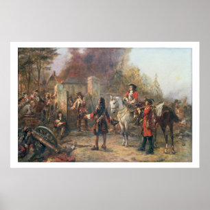 The Garrison of the Village Had At Last Surrendere Poster