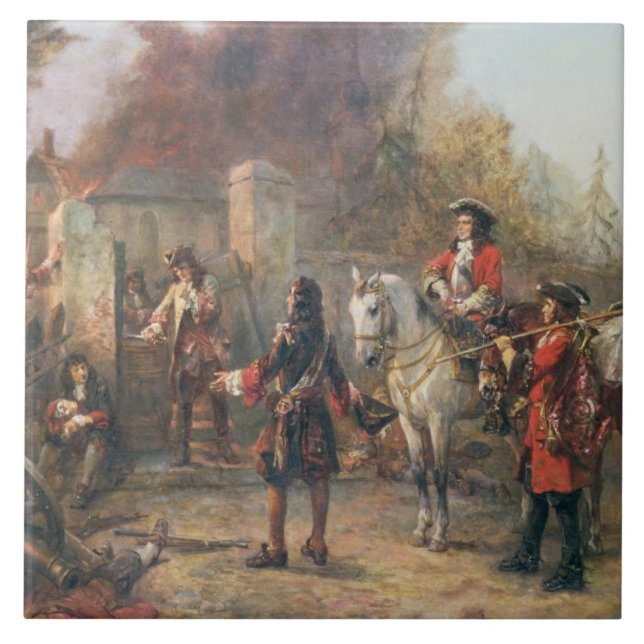 The Garrison of the Village Had At Last Surrendere Tile (Front)