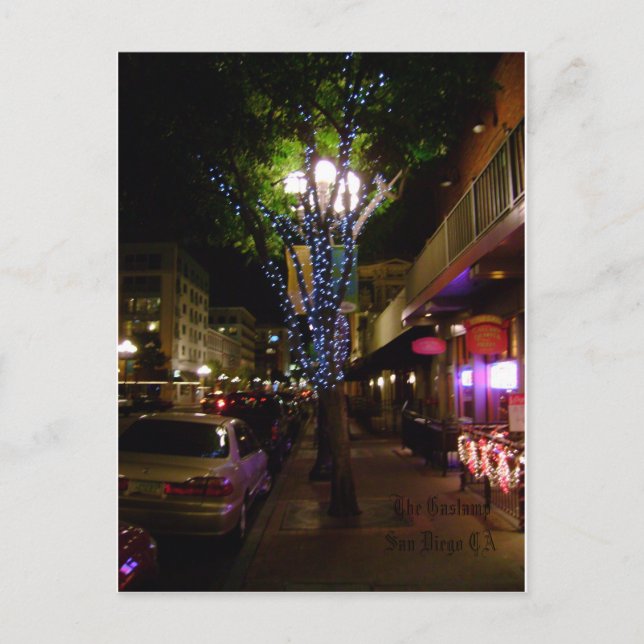 The Gaslamp Quarters Postcard (Front)