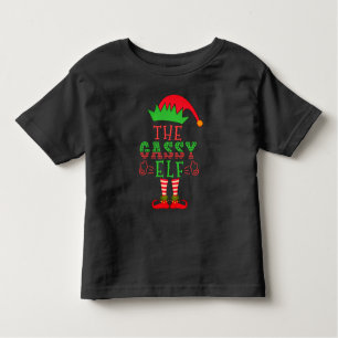 The Gassy Elf Family Matching Christmas Pajama Toddler T-Shirt