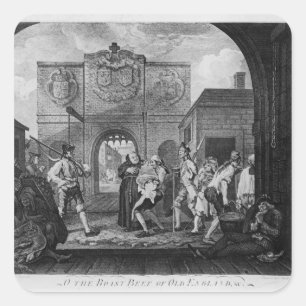 The Gate of Calais, or O The Roast Beef Square Sticker