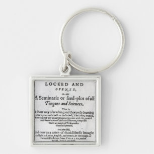 The Gate of Tongues Unlocked', 1631 Key Ring