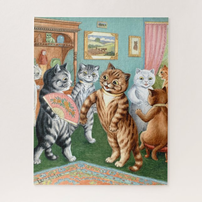 The Gathering by Louis Wain Jigsaw Puzzle (Vertical)