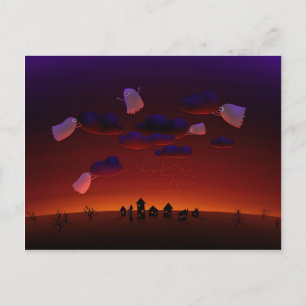 The Gathering Storm (Halloween Night) Postcard