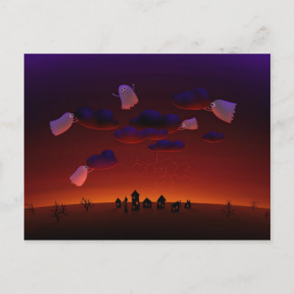 The Gathering Storm (Halloween Night) Postcard