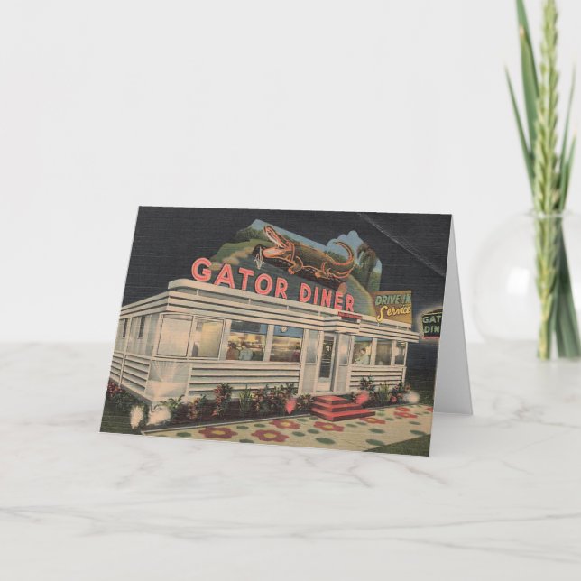The Gator Diner Card (Front)