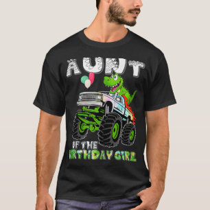 The Gator Monster Truck Aunt Of The Birthday Girl T-Shirt