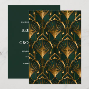 The Gatsby Wedding Save the Date Card