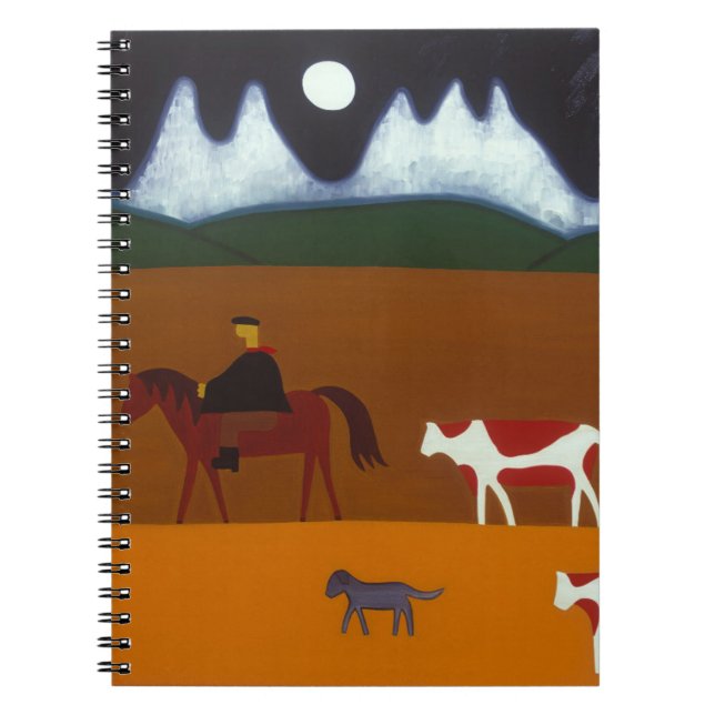 The Gaucho and his Cattle 2006 Spiral Notebook (Front)