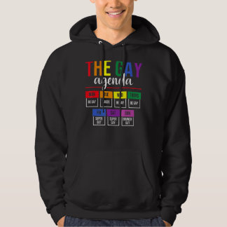The Gay Agenda Pride Lgbt Hoodie