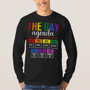 The Gay Agenda Pride Lgbt T-Shirt