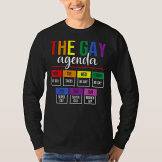The Gay Agenda Pride Lgbt T-Shirt