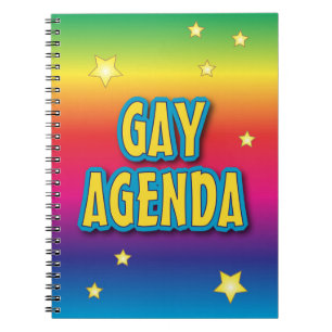 The Gay Agenda Spiral Notebook