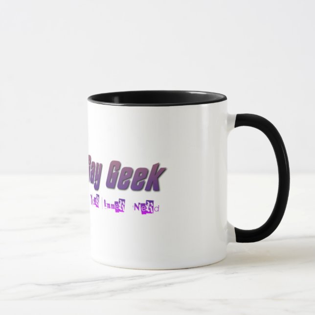 The Gay Geek Logo Mug (Right)